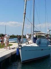 A Beneteau in No Name Harbor