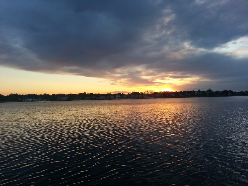 Sunset over the Narragansett