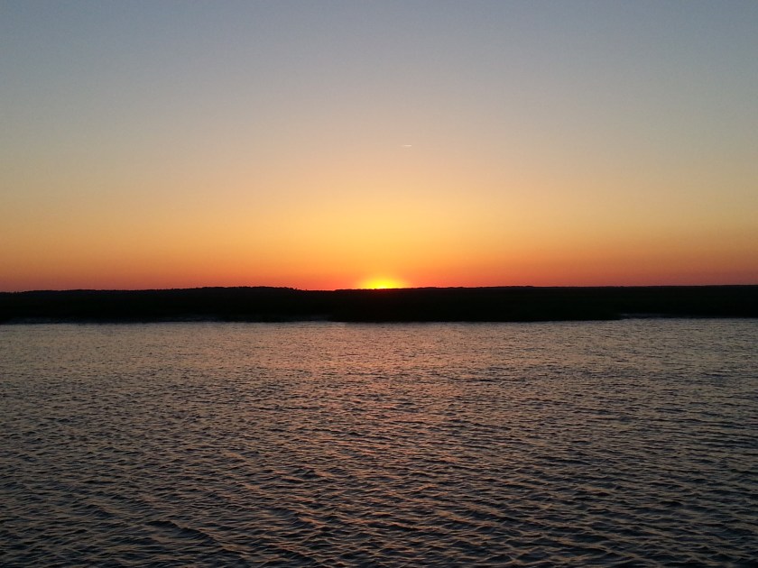 Sunset in Big Bay Creek