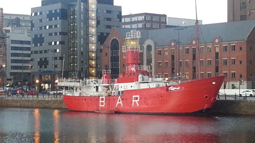 Lightship at Liverpool Dock