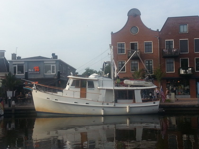 Dauntless in Lemmer, Friesland on the Ijsselmeer