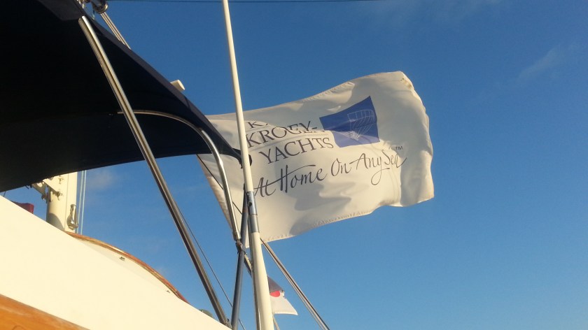 A Kadey Krogen in Riga, Latvia