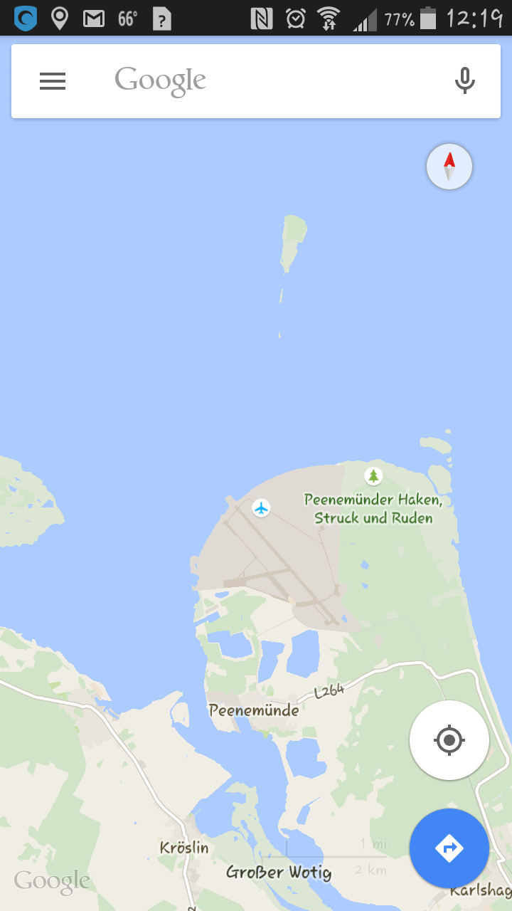 Ruden the little Island North of Peenemunde