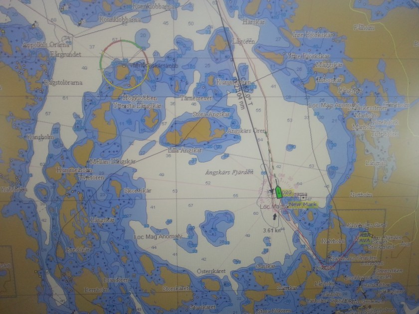 Dauntless makes her way out of the crater