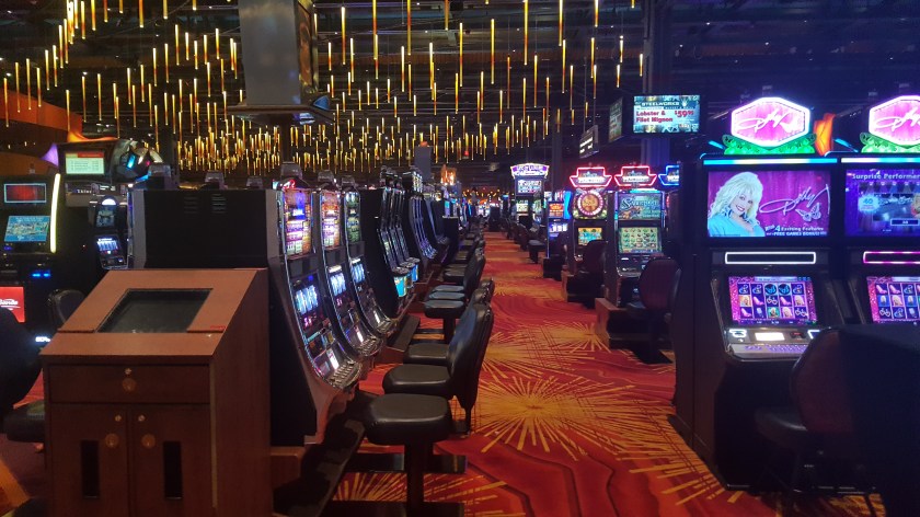 No one playing the slots