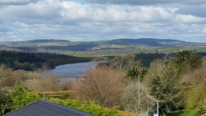 Nice view of the River Barrow & Stratocumulus clouds