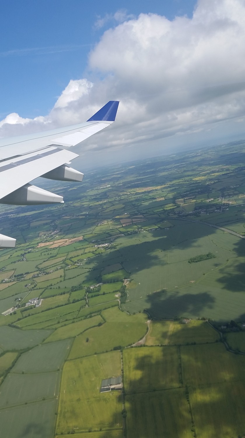 Ireland from 10,000 feet